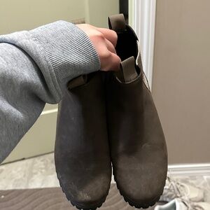 WOODS Chocolate Brown Leather Boots